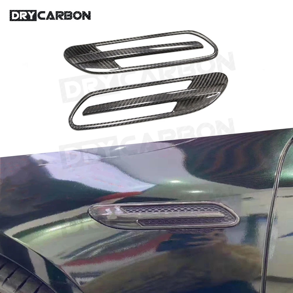 

Carbon Fiber Car Front Side Air Vent Covers Trims for Mercedes Benz GT50 GT53 GT63 AMG 4 Door 2019 - 2021 Bumper Trims FRP
