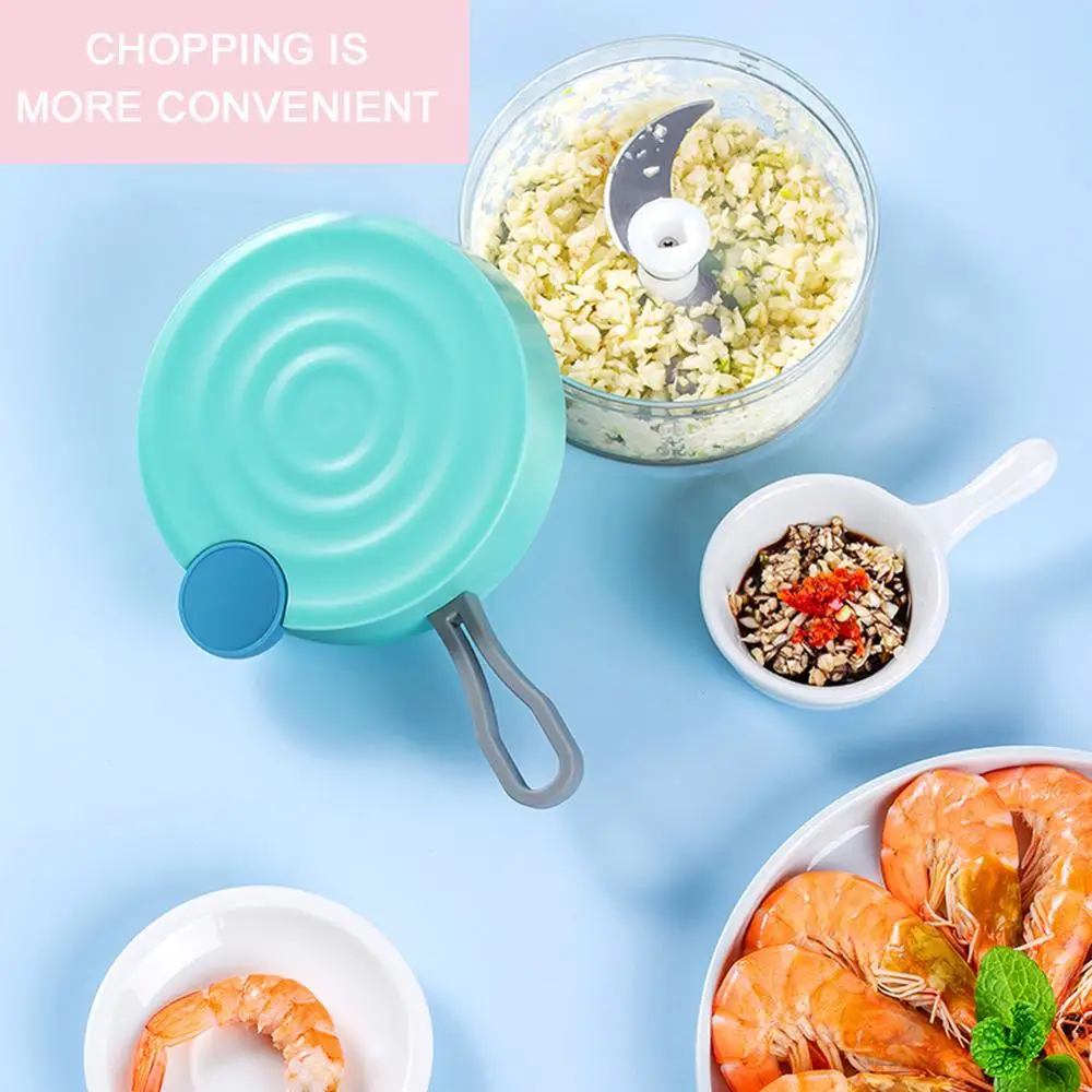 

Garlic Mincer Manual Puller Kitchen Gadget Shredder Mini Cutlery for Crushed Ice Processor Meat Fruit Chopper Multi Slicer