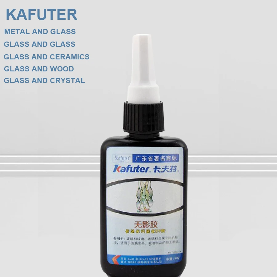 Металлический деревянный пластиковый Улучшенный прочный Kafuter сильный склеивающийся Видимый УФ-светильник клей для лечения