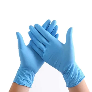 

100Pcs Disposable Cleaning Gloves Magic Gloves Nitrile Gloves Powder Free Ambidextrous for Medical House Tattoo Gloves Dropship