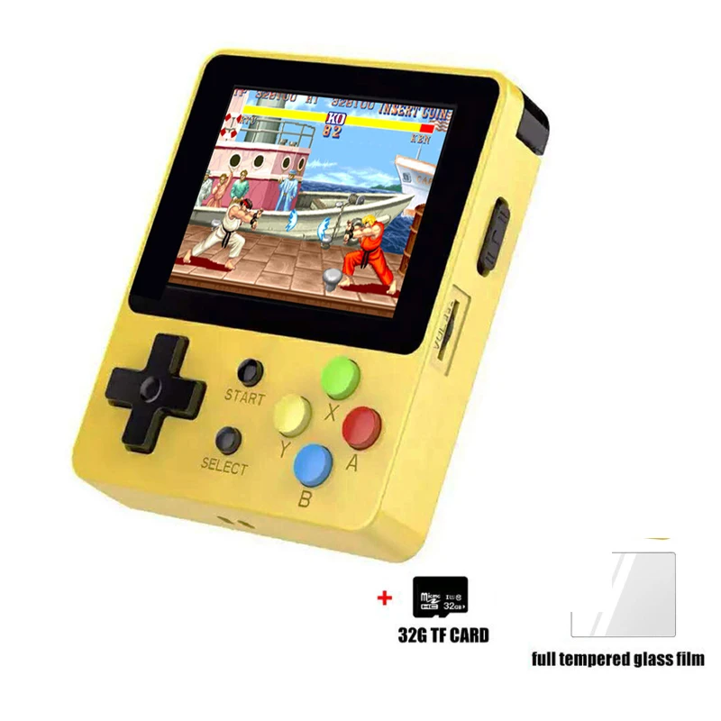 LDK игра 2,6 дюймов экран мини портативная игровая консоль ностальгическая детская Ретро игра мини семья ТВ видеоприставки - Цвет: Красный