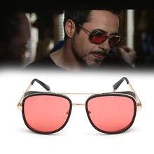 Ретро стиль, Железный человек, Matsuda, Тони Старк, солнцезащитные очки для мужчин, Rossi, покрытие, Ретро стиль, дизайнерские солнцезащитные очки, 3 цвета