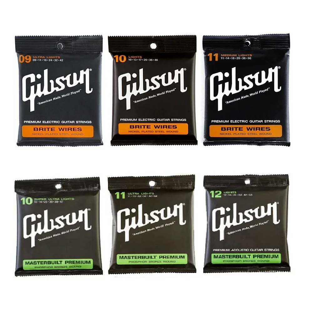 3 Pack Electric guitar Strings 09 010 011, Acoustic Guitar Strings 010 011 012