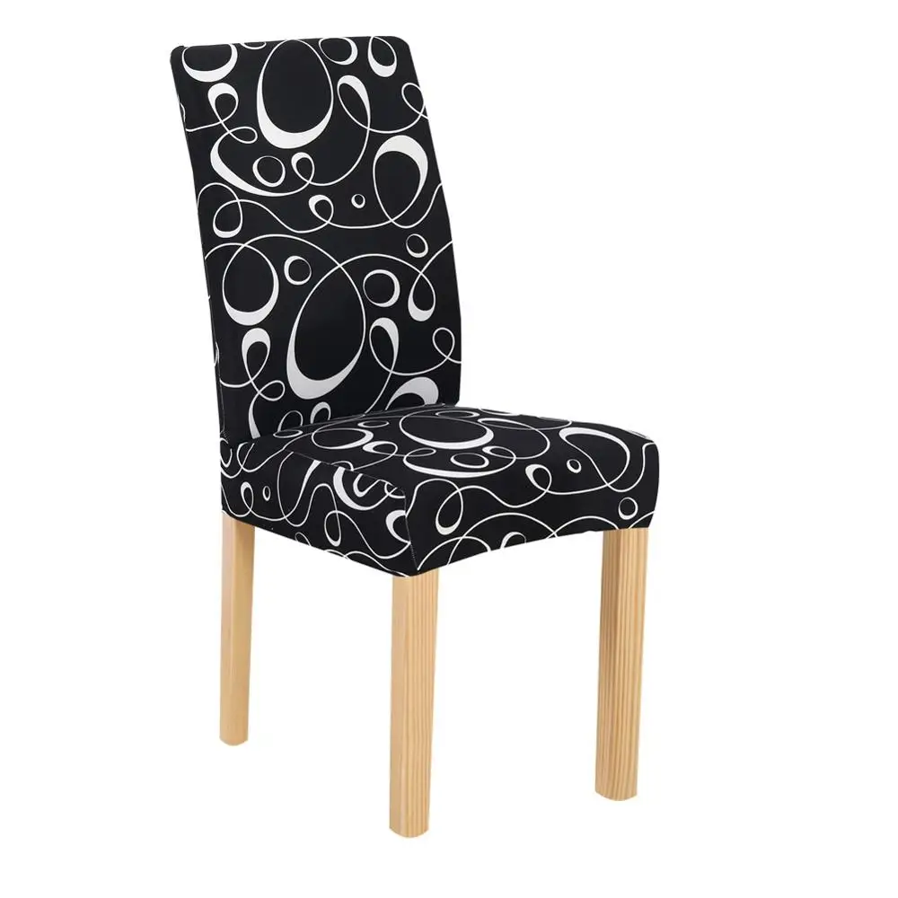 Meijuner стул печать обложек цветок Универсальный стул чехол расширение чехлы на сидения для ресторана Декор свадебного банкета - Цвет: Q