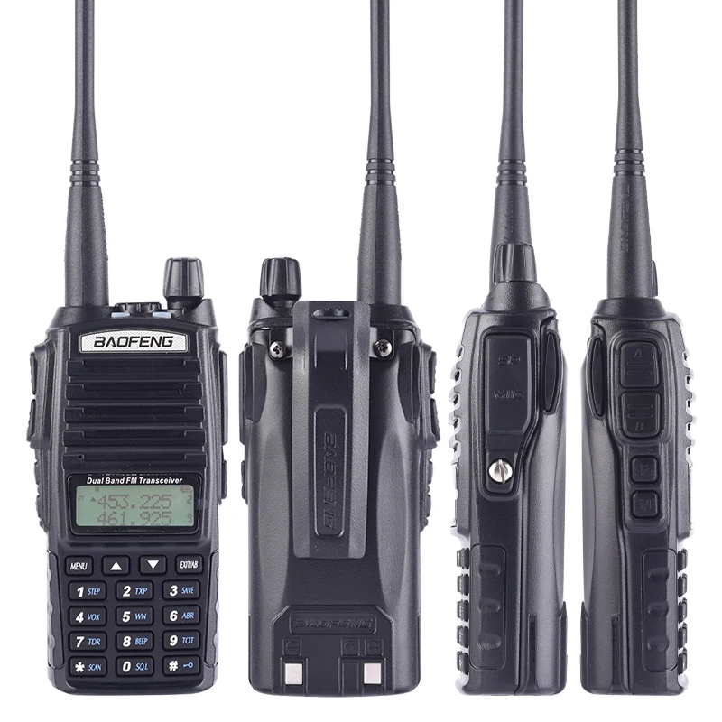 BaoFeng UV-82 рация Двухдиапазонная 136-174/400-520 МГц FM Ham двухстороннее радио УКВ УВЧ, охотничий трансивер, рация UV82