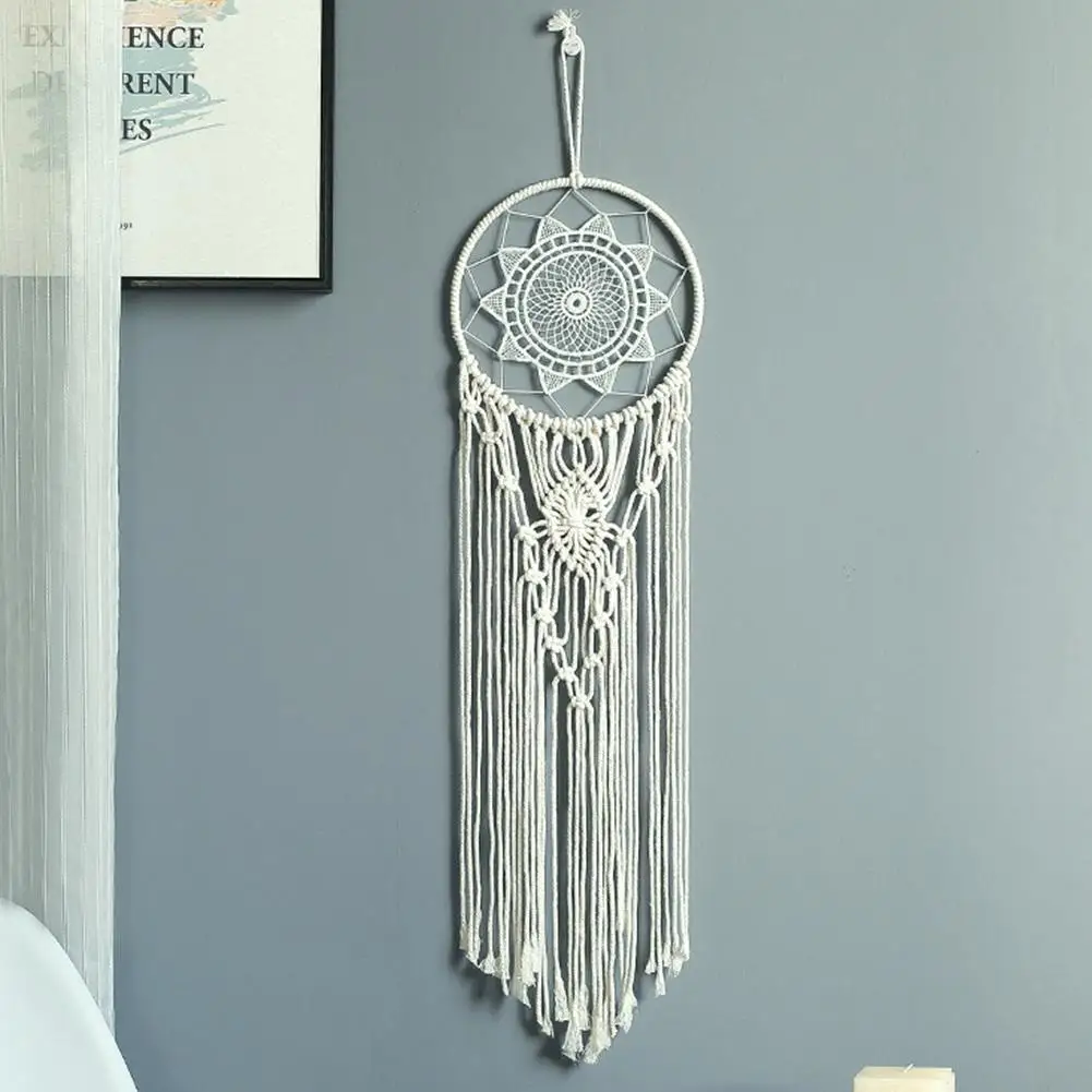 

Nordic Handwoven Dream Cather Bohemian Tapestry Wall Art Decor Wall Ornament for Home Modern Apartment Dorm Party Decoration