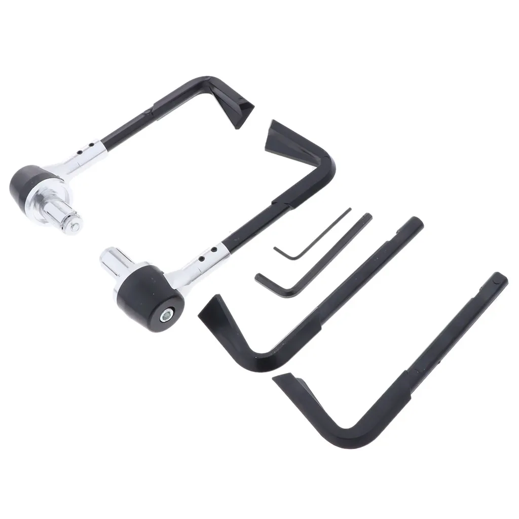 Universal Motorcycle Pro Brake Clutch Levers Protect Guard - CNC 7/8inch Protector Handlebar Brush System