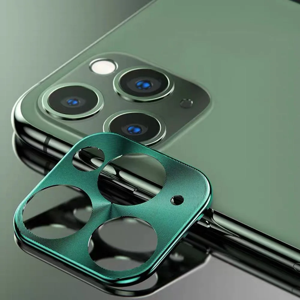 Для iPhone 11 Pro 5 8 дюйма металлическая рамка полное покрытие стекло Защита камеры