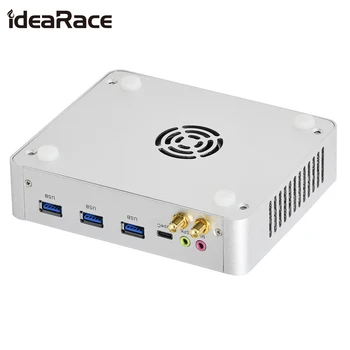 Idearace With Fan Mini pc Intel Dual Core i3 6th Gen 6157U2.4GHz DP HDMI Small Computer M.2 LAN HTPC Mini PC 1