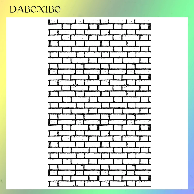 DABOXIBO Towering City Wall Clear Stamps For DIY Scrapbooking/Card Making/Photo Album Silicone Decorative Crafts13X13 | Дом и сад