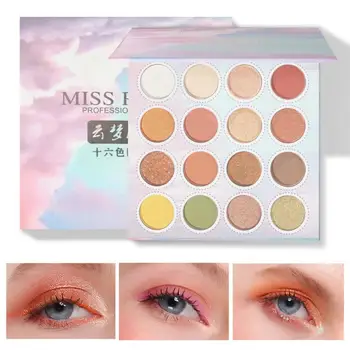 

16 Color Matte Pearlescent Eyeshadow Palette Lasting Waterproof And Not Easy To Smudge Eyeshadow
