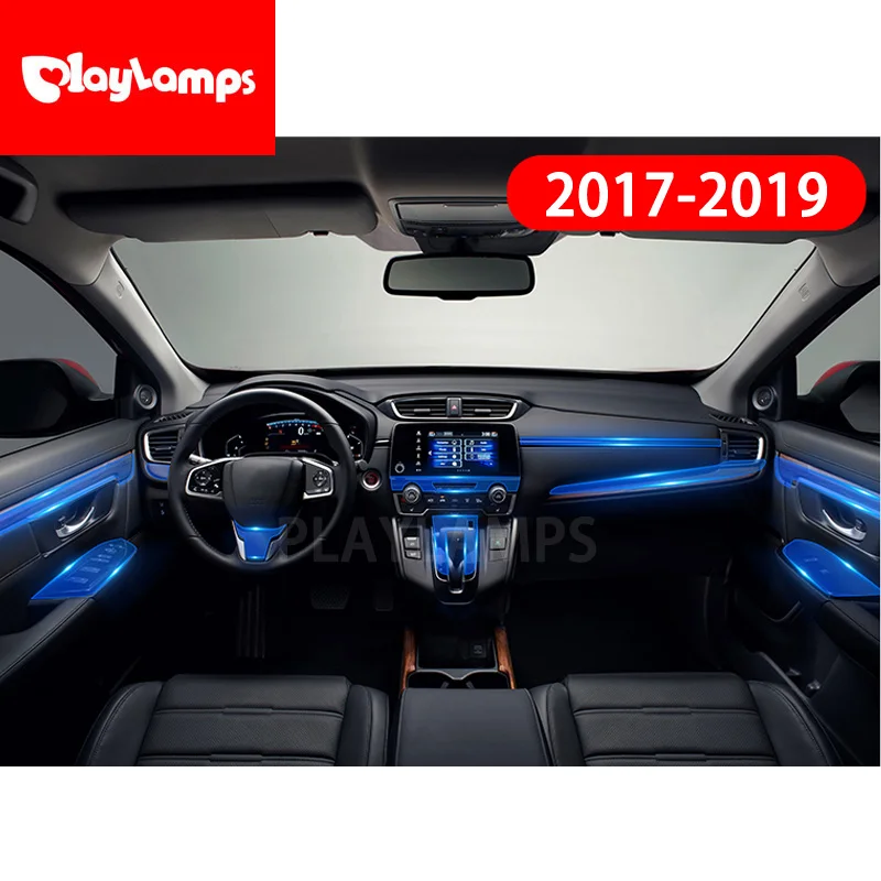 

Sticker For Honda transparent Promotion TPU Film stickers for Honda crv Center console Car Accessories 2017 2018 2019