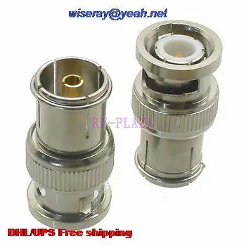 

DHL/EMS 200pcs Adapter BNC male to IEC PAL DVB-T female straight RF COAXIAL with one year warranty -a4