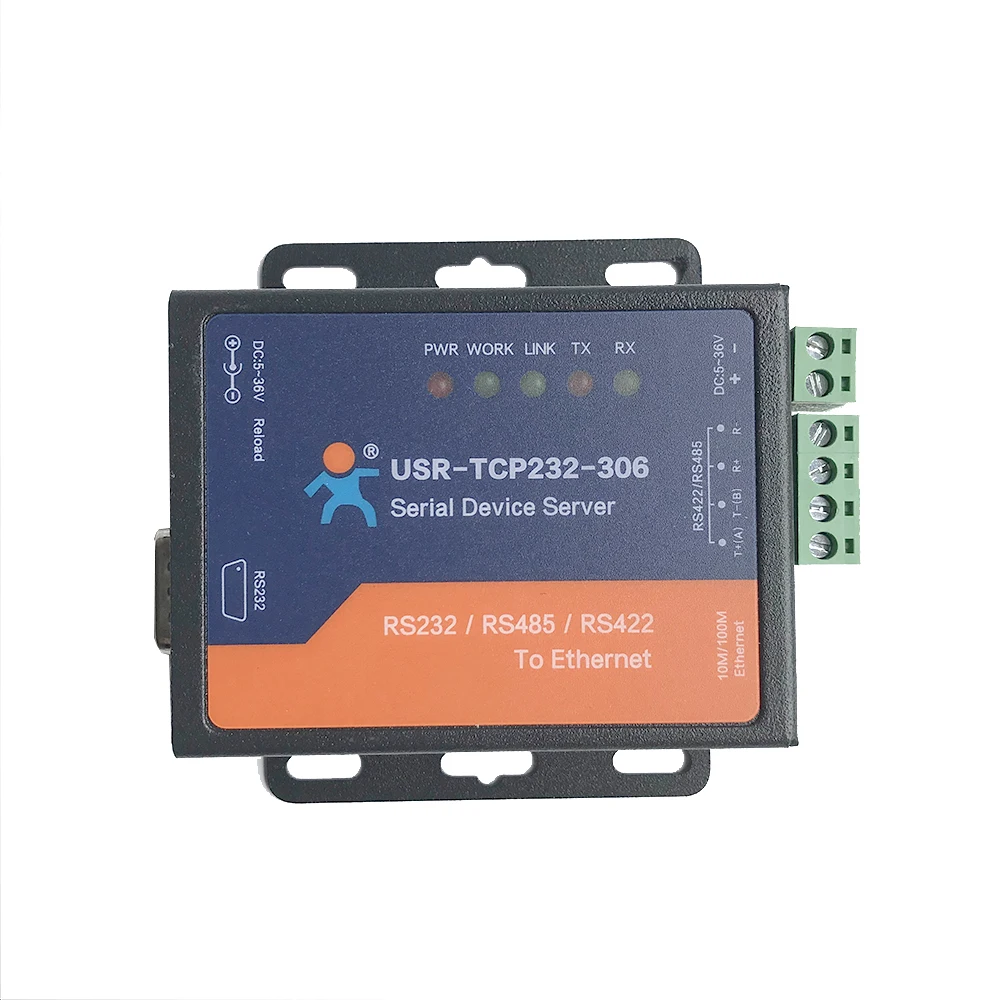 USR-TCP232-306 последовательного порта LAN Ethernet конвертеры модемов RS422/RS232/RS485 серийный