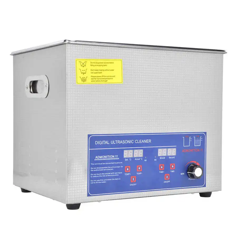 US $252.35 40AL 10L Digital Ultrasonic Cleaner Adjustable Temperature Ultrasonic Cleaning Machine 40KHz 250W