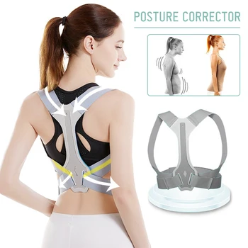 

Posture Back Corrector Clavicle Spine Back Shoulder Support Belt Back Pain Relief Posture Correction Prevents Slouching Unisex