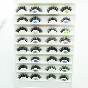 

20 boxes/lotArtificial eyelash 3D stereo mink false eyelash natural long thick false eyelash pair