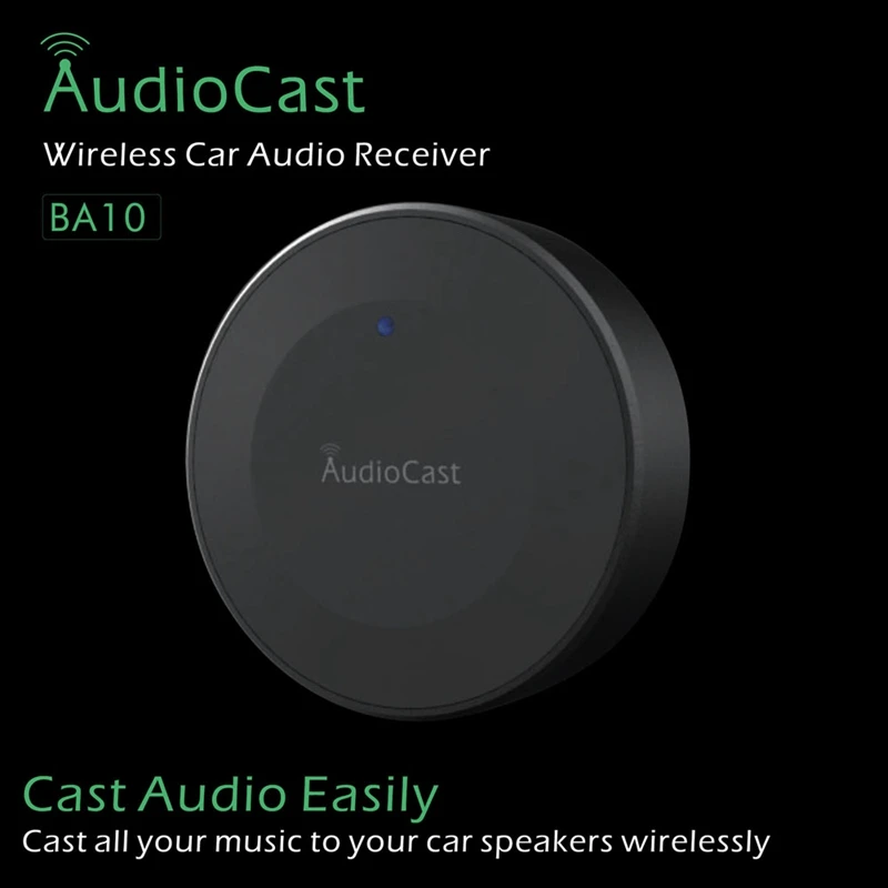 BA10 беспроводной аудиокаст Bluetooth музыкальный приемник Apt-X мини Hi-Fi стерео Airmusic автомобильный комплект аудио Динамик Hands-Free с микрофоном