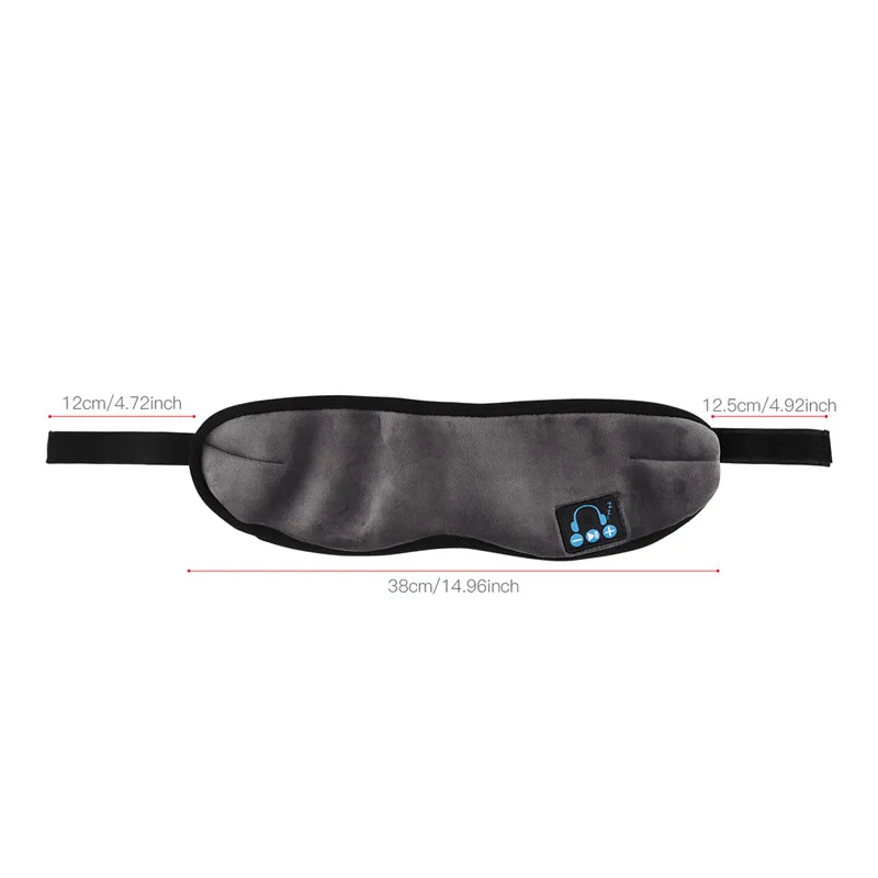 Bluetooth музыкальная маска для глаз дышащий спальный тени для век USB Перезаряжаемые маска для глаз для путешествий офис Поезд Самолет снотворное 31