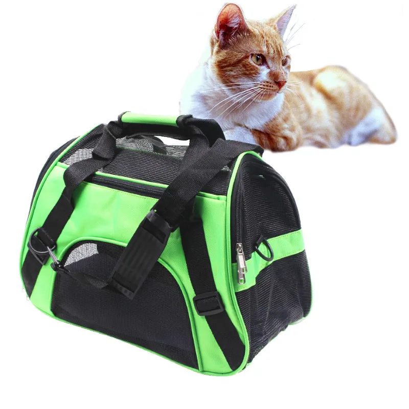 Новая сумка для домашних животных дышащая наружная клетка кошек переноски