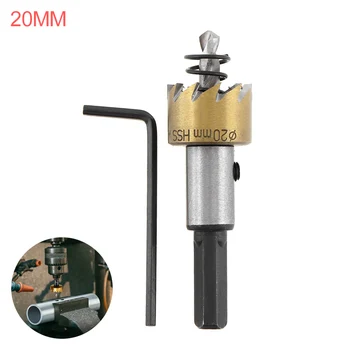 

HSS Drill Bit Drilling Hole Cut Tool with 20mm for Installing Locks Door Knobs