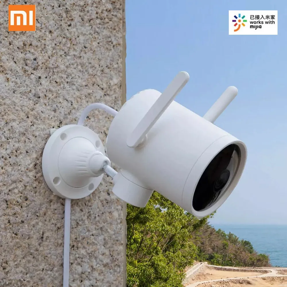 Xiaomi Mijia N1 умная IP камера 1080P ИК ночная версия IP66 Водонепроницаемая 270 ° PTZ WiFi вход/наружная безопасность беспроводная умная камера
