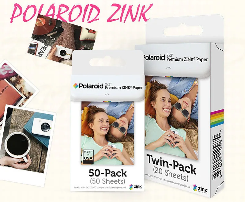Пленка ZINK для мгновенной печати 2x3 дюйма 20 листов | Электроника
