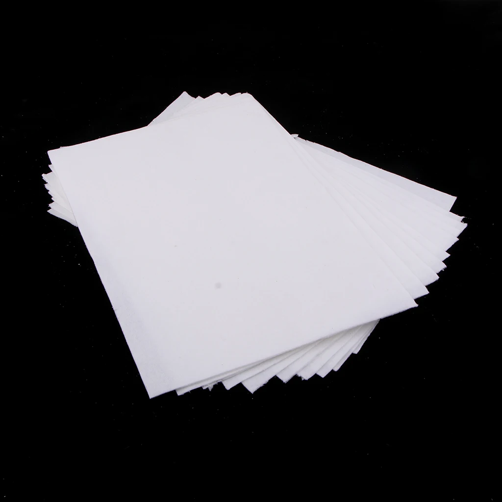10 Packs White Square Ceramic Fiber Insulation Blanket Thinfire Microwave Kiln Shelf Paper Jewelry Making Supplies