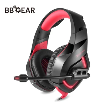 

Clearance K1-B LED Gaming Headset with Mic Wired Gamer Headphone Stereo Sound Headsets for Computer Laptop PC PS4 X-BOX Gamer
