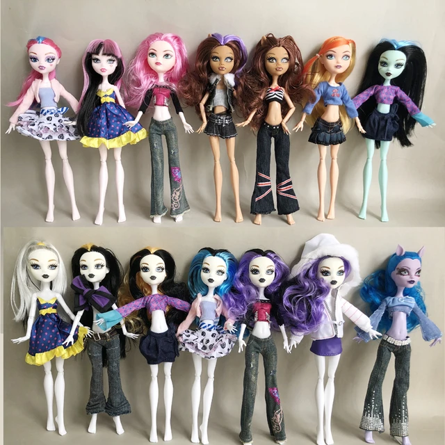 Bonecas de monstro divertidas para meninas, novo estilo, corpo articulares  móveis, brinquedos da moda, melhor presente, 28cm de altura, 1:6, 1pc -  AliExpress