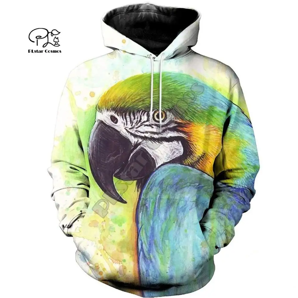 

PLstar Cosmos Parrot Art Animal Tracksuit 3DPrint Hoodie/Sweatshirt/Jacket/shirts MenWomen Casual Harajuku camo colorful style-7