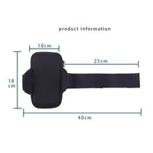 Сумка на руку для бега, большая емкость, водостойкая, чехол для ключей, держатель для телефона, для спорта на открытом воздухе, для спортзала, на запястье, локоть, сумки, аксессуары