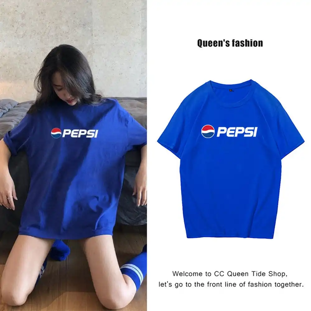 ファッションかわいい夏ヒップスター快適なカートンレター中国プリントルーズ青ヒップホップパブワークアウトシャツビーチタンクヨガシャツ Tシャツ Aliexpress