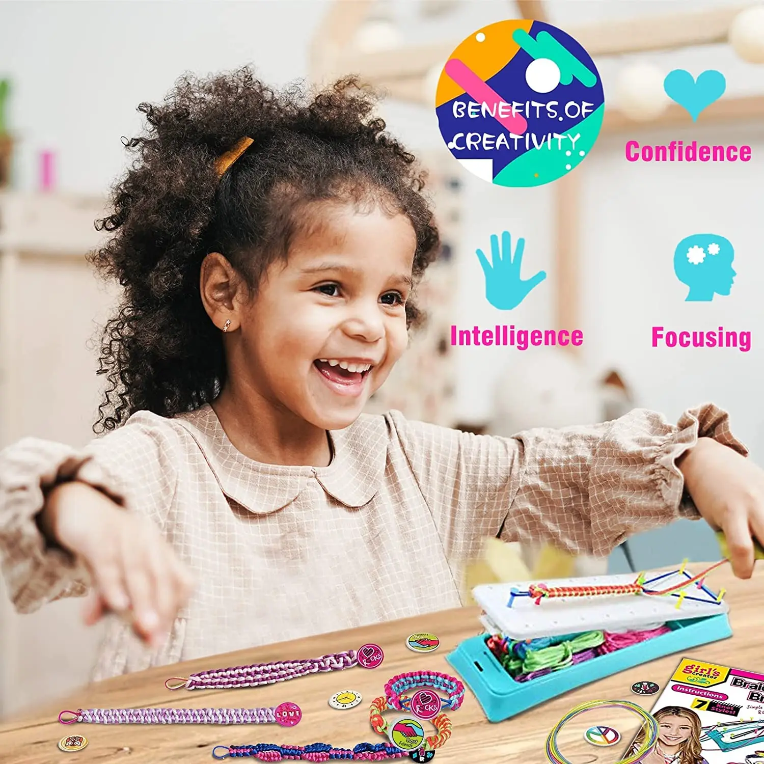 Friendship Bracelet Making Kit For Girls Kids DIY Handicraft Kits String  For Jewelry Making Favored Birthday Christmas Toy Gifts - AliExpress