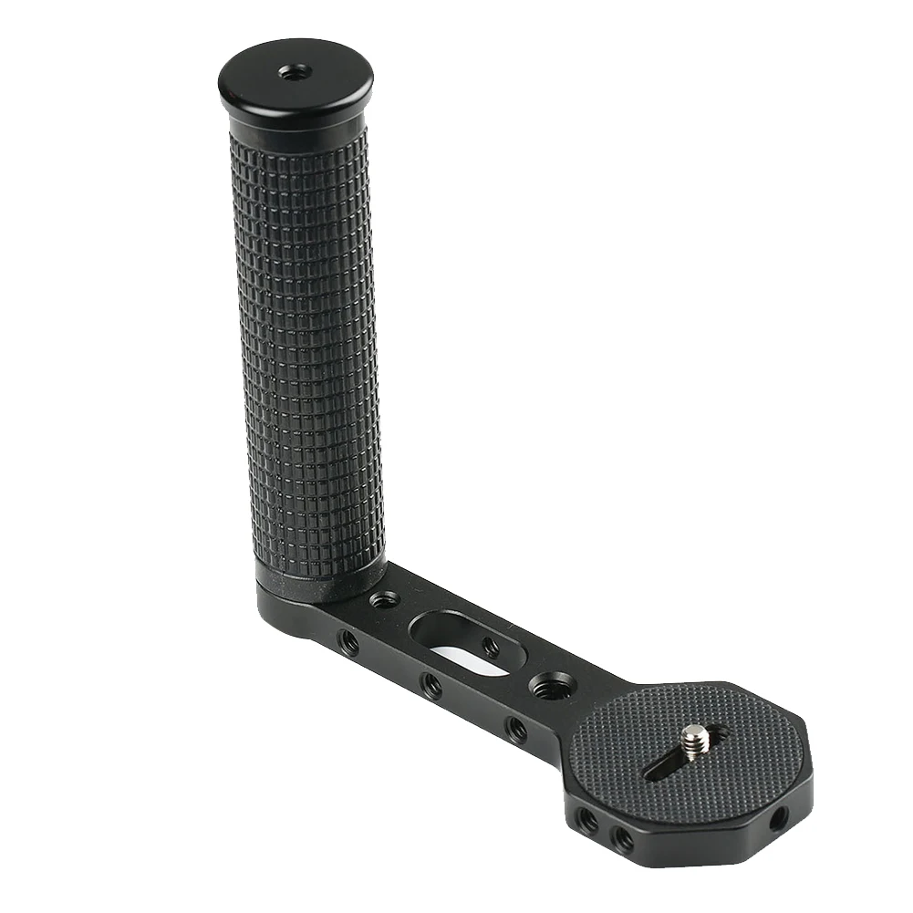

Transmount Black Bracket Convenient Portable Dual L Shape Easy Install Stable Non-Slip Replacement Aluminium Alloy Handle Grip
