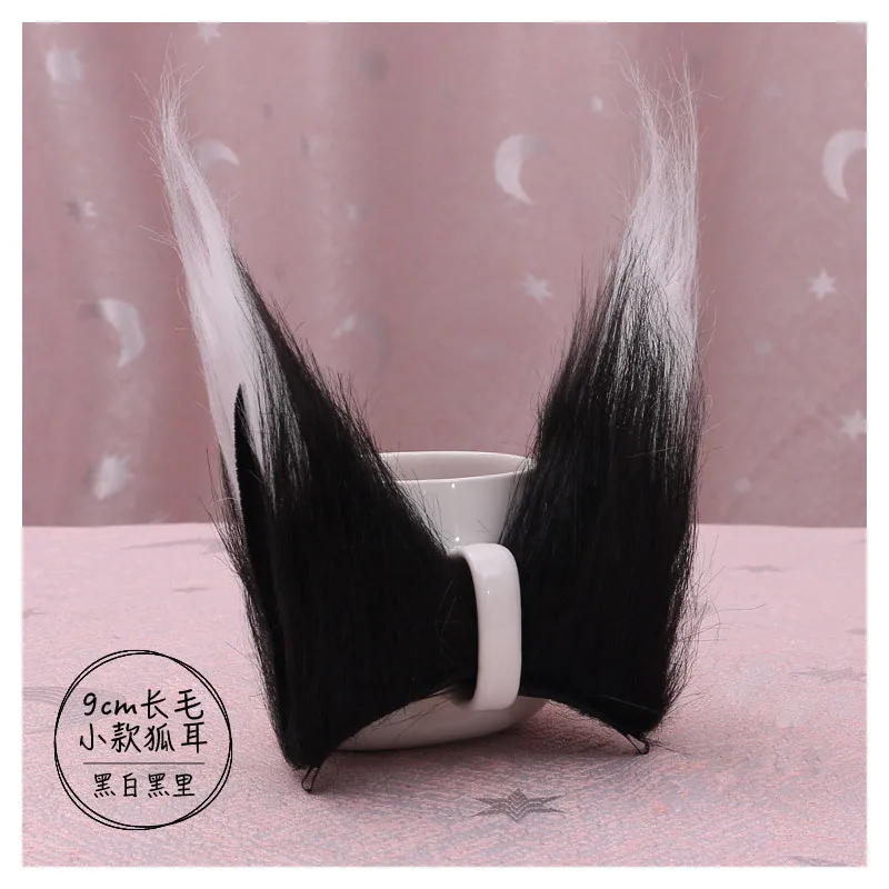 Fox Cat Ear Faux Fur Hair Hoop Clip Cosplay Costume Animals Ear Headbands Women Handmade Hairband Christmas Hair Accessories New plus size costumes Cosplay Costumes