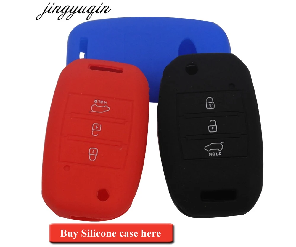 Keyforkess 3 pulsanti telecomando Flip Car Key 433MHZ ID46 ID70 Chip per Kia K3 Sorento Sportage 2013 2014 2015 Fob senza chiave - H8c34a139958740df846a348de04af47e1