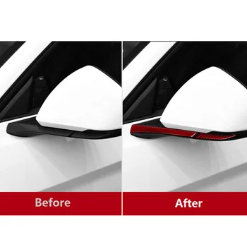 

Car Anti-collision Strip Auto Exterior Rearview Carbon Fiber For Ford Mustang 2015-2019