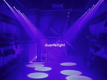 

6 pieces mini small size spin led par rgbw beam washing lyre indoor led uplights spin rgbw