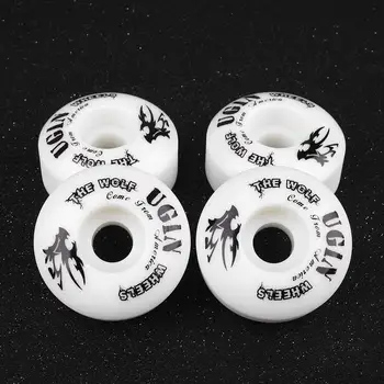 

Skateboard Whee Pro PU 52mm White Anti Shock Necessity Children Skater