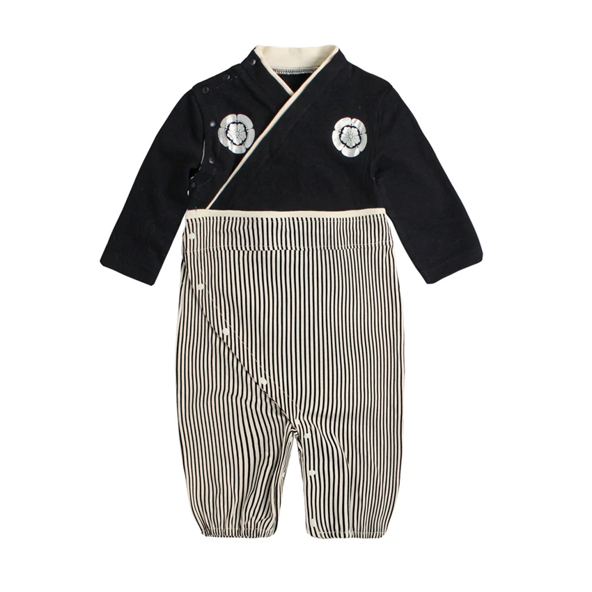 7 видов цветов Одежда в японском стиле для маленьких мальчиков, кимоно, комбинезоны, хлопковая От 0 до 1 года, традиционная юката