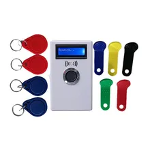 Rfid ibutton copiadora duplicador handheld rw1990 tm1990 tm1990b ibutton DS-1990A i-button 125khz em4305 t5577 tm leitor de cartão