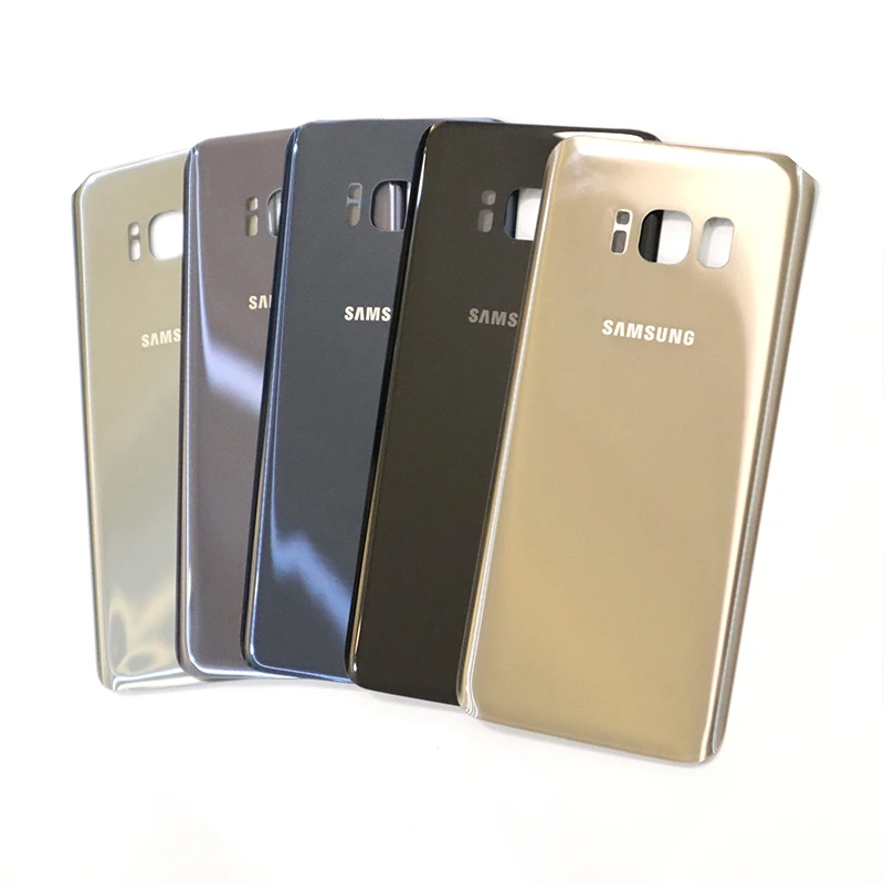 Задняя крышка galaxy s8 Samsung S8 Plus, оригинальная задняя крышка, 3D стеклянный Чехол-батарея для samsung S8 Plus, запасная крышка корпуса+ клейкая наклейка