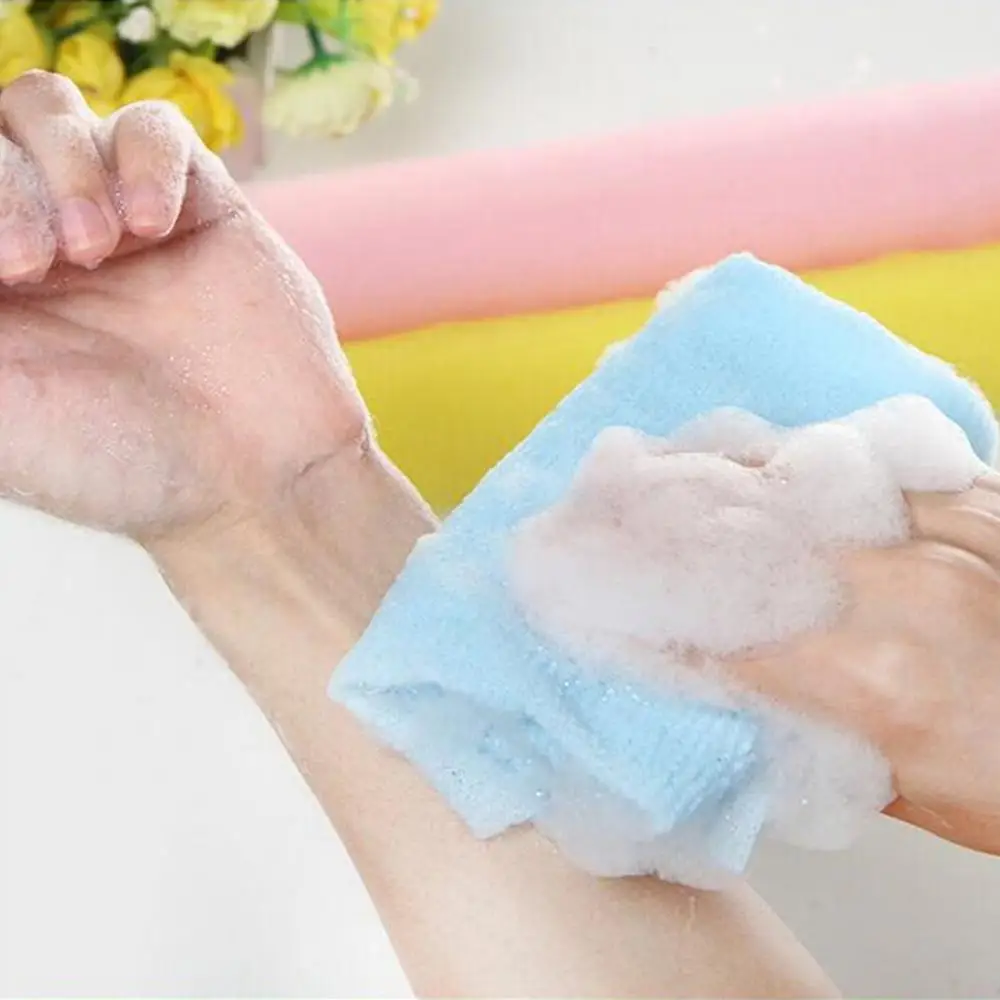 Surelife, 5 шт., красивая ткань для кожи, отшелушивающая ткань для мытья, японское полотенце для мытья тела, нейлоновое банное полотенце, полотенце для полировки кожи