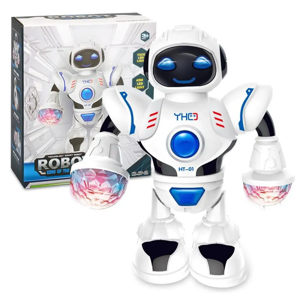 Smart Mini Robot Fun Robot Dancing Robot Toy Led Light Music Hyun Dance Robot