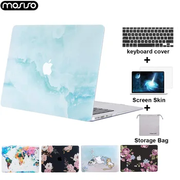 

MOSISO Laptop for Macbook Air 13 inch Case Cover A1466 A1369 2012-2017+Silicone Keyboard Cover + Screen Film + Storage Bag