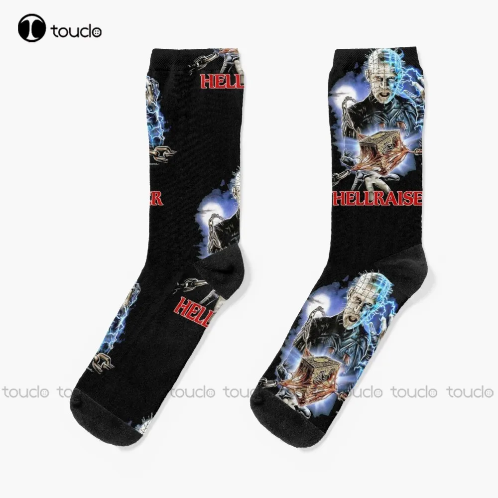 

Hellraiser - "Pinhead 1" 【﻿Ｈｏｒｒｏｒ】 Design （1987） Socks Funny Socks Personalized Custom Unisex Adult Teen Youth Socks Funny Sock