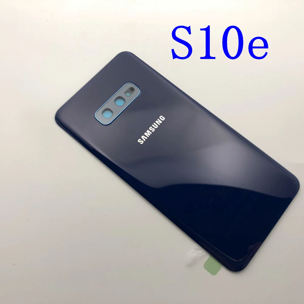 Задняя крышка батарейного отсека для Samsung Galaxy S10e G970 G970F SM запасные части и рамка