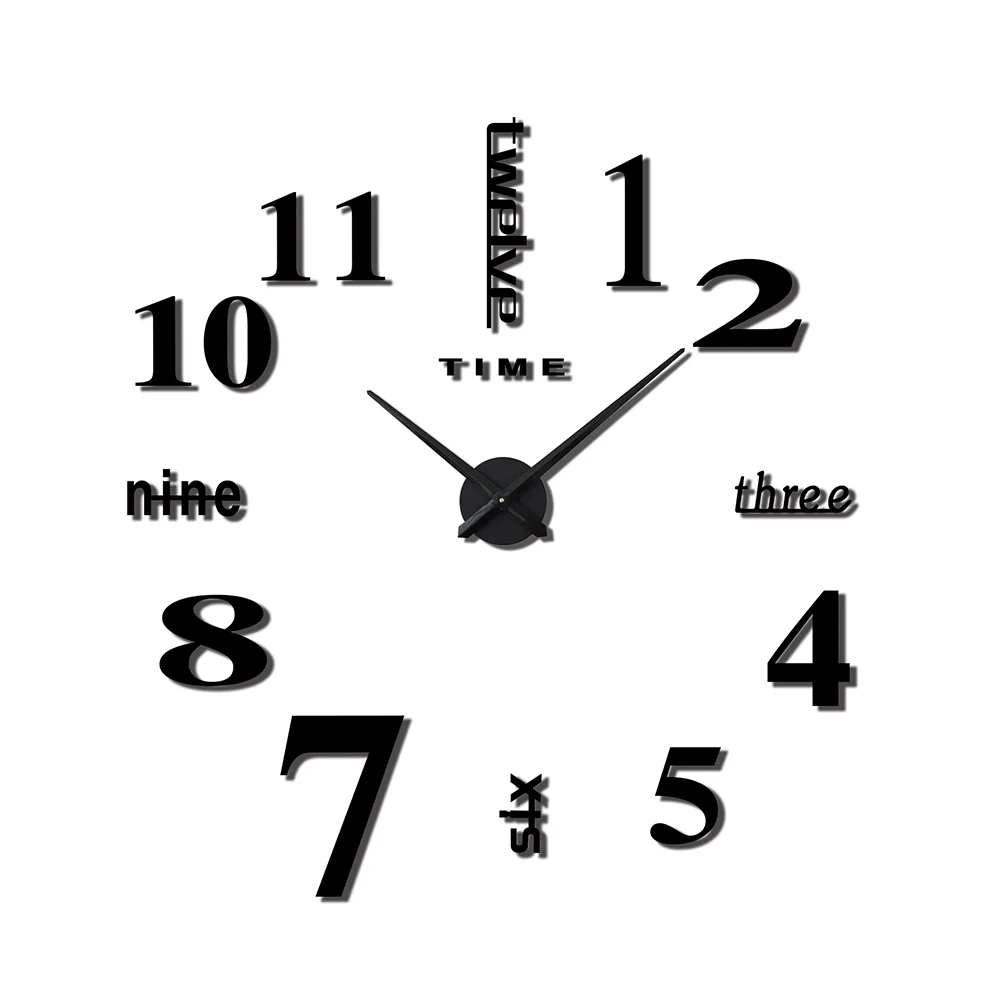 интерьерные часы. часы 3 буквы. 3d настенные часы арт - t4310. часы 3 буквы. "часы ""римские цифры"" 3d silver" 1234.