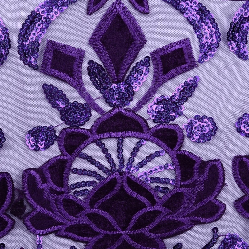 Новое поступление французская блестящая кружевная ткань Африканская нигерийская Тюлевая сетчатая кружевная ткань для свадьбы бархатная кружевная ткань с SequinsA1772